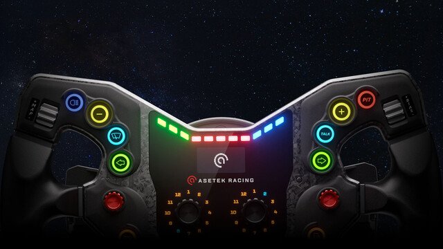 Asetek Announces GT Nova Steering Wheel and New Wheel Base