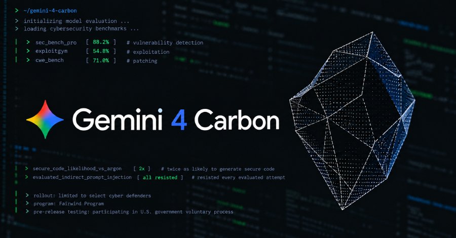 Google präsentiert Gemini 4 Carbon für Cybersicherheit