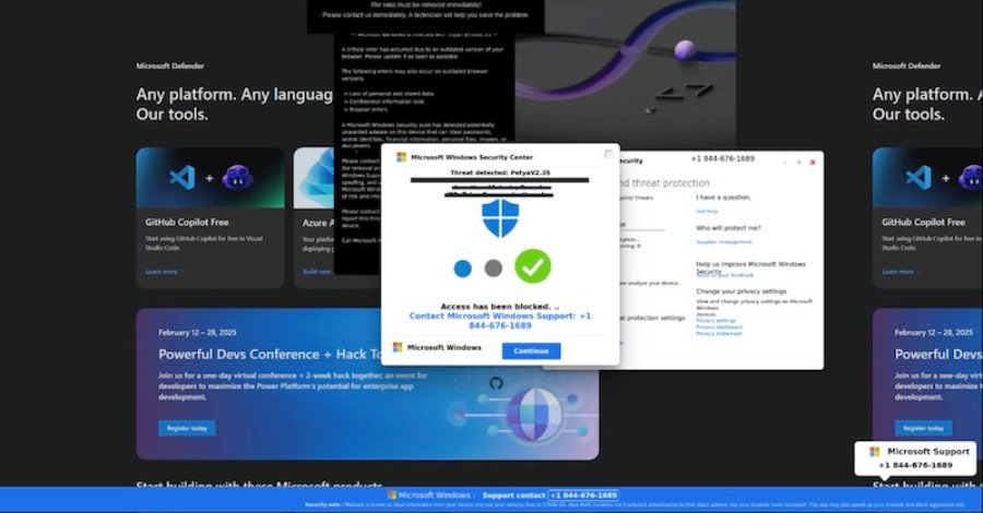Help TDS Linked to Hotejka: Tech Support Fraud on Cloudflare