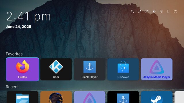 KDE Plasma Bigscreen: New Mode for Large TVs
