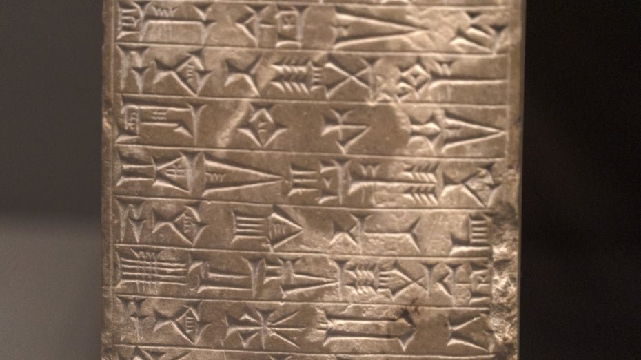 Cuneiform Translated into Arabic