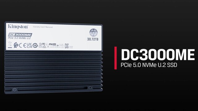 Kingston bringt 30-TB-SSD mit PCIe 5.0 auf den Markt