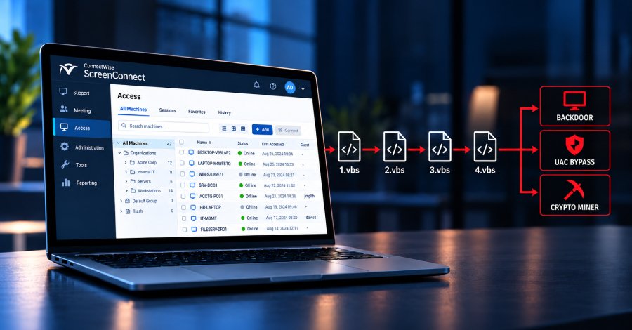 Malware Exploits ConnectWise ScreenConnect for Distribution
