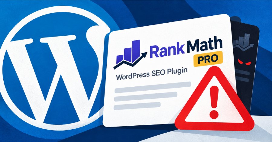 Rank Math PRO Plugin mit Malware infiziert