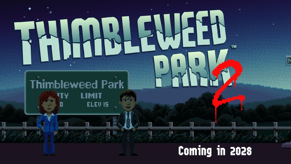 Ron Gilbert kündigt Thimbleweed Park 2 an