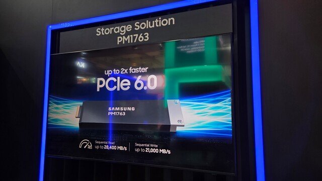 Samsung PM1763: PCIe-6.0-SSD in Serienfertigung