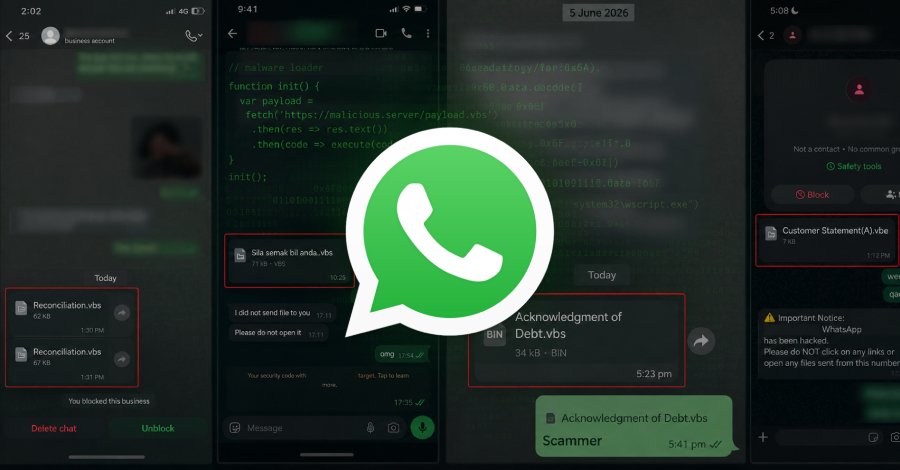 WhatsApp VBScript Campaign Spreads RMM Software