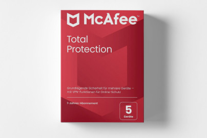 McAfee Total Protection - 1 Jahr / 5 Geräte